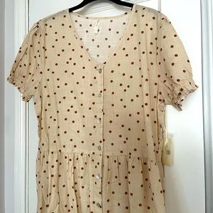 NWT Rylee + Cru Dress, size L